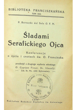 Śladami Serafickiego Ojca 1926r