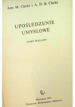 Upośledzenie Umysłowe