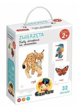 CzuCzu Karty obrazkowe na sznurku Zwierzęta