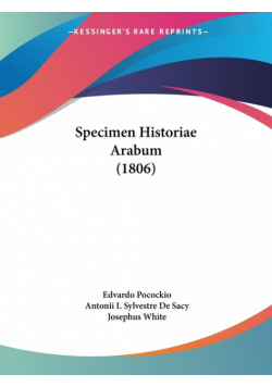 Specimen Historiae Arabum (1806)