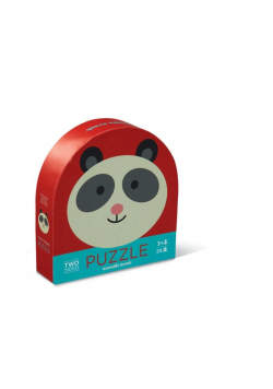 Puzzle dwustronne - Panda i przyjaciele