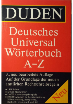 Deutsches universalworterbuch