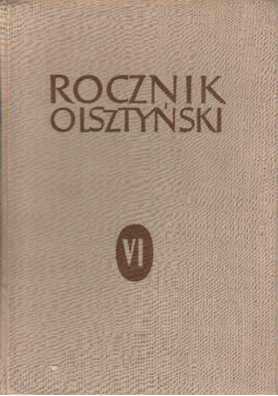 Rocznik olsztyński Tom IV