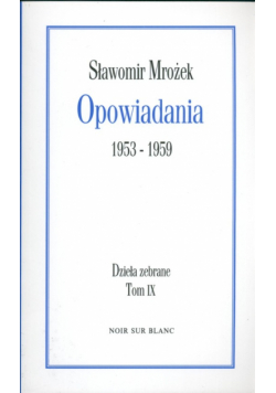 Opowiadania 1953-1959 t.9