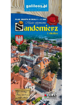 Plan miasta - Sandomierz i okolice 1:11 000