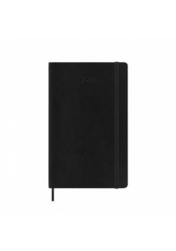 Kalendarz 2025 12M Moleskine L miesięczny czarny 13x21