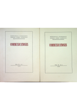 Communicatines Tom VI Nr 1 i 2