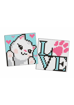 Diamentowa mozaika na magnesie IDEYKA 9x9 cm kids Uroczy Kotek