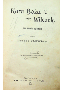 Kara Boża Wilczek 1898