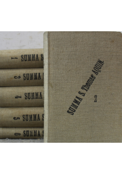 Summa Theologica 1922r 6 tomów