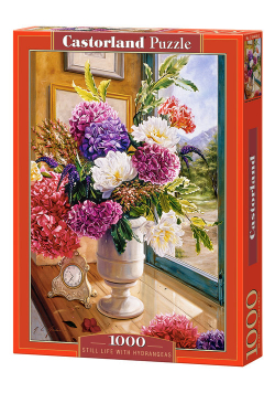 Puzzle Still Life with Hydrangeas 1000