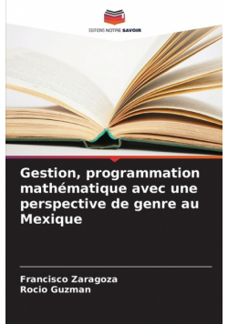 Gestion, programmation mathématique avec une perspective de genre au Mexique
