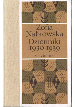 Zofia Nałkowska Dzienniki 1930 1939 część  IV