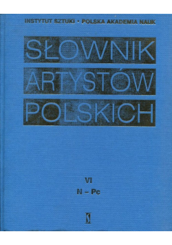 Słownik artystów polskich Tom VI