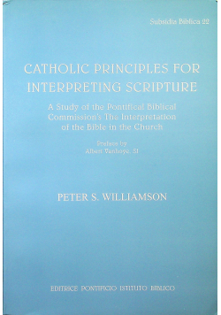 Catholic principles for interpreting scriture