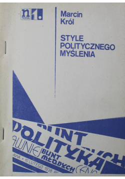 Style Politycznego Myślenia Przedruk