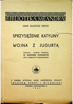 Sprzysiężenie Katyliny Wojna z Jugurtą 1947 r