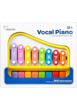 Cymbałki pianinko 2w1 8 tonów