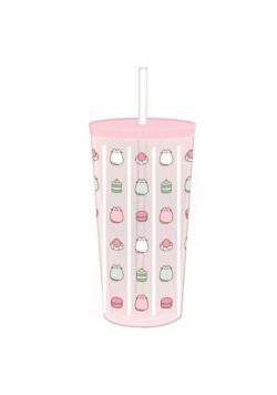 Pusheen Kubek z rurką