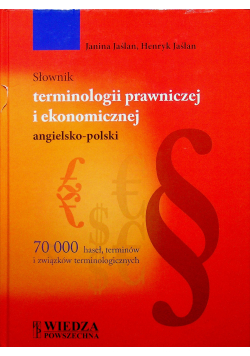 Słownik terminologii prawniczej i ekonomicznej angielsko polski