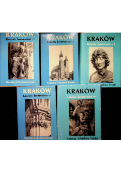 Kraków  Kościoły Śródmieścia 5 książek