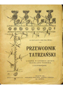 Przewodnik Tatrzański 1924r