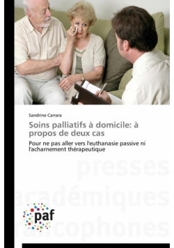 Soins palliatifs à domicile