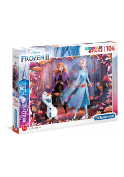 Puzzle 104 Brilliant Supercolor Disney Frozen II