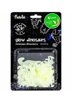 Ozdoby fluorescencyjne Dinozaury Fiorello 24 szt.mix GR-GW14