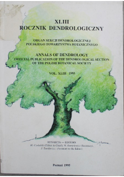XLIII Rocznik dendrologiczny