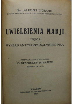 Uwielbienia Marji 1927 r