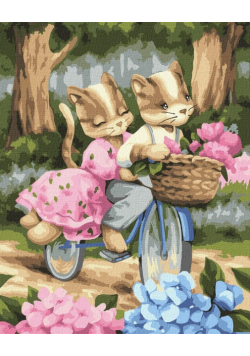 Malowanie po numerach - Romantyczna podróż 40x50cm
