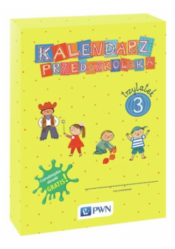 Kalendarz przedszkolaka 3 latek TECZKA