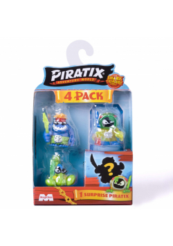 Piratix Shark Treasure 4 pack 1szt.mix