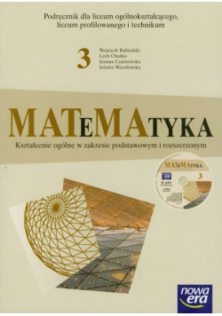 Matematyka 3 : Podręcznik z płytą CD