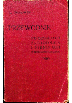 Przewodniki po Beskidach Zachodnich i Pieninach 1926 r.