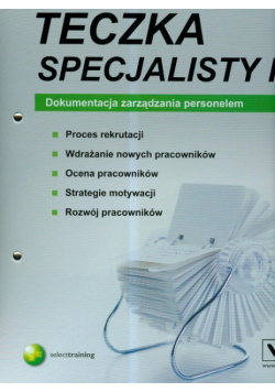 Teczka specjalisty Dokumentacja zarządzania personelem z płytą CD