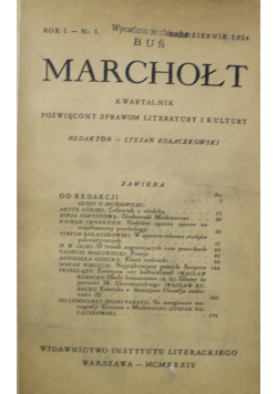 Marchołt nr 1 1935r