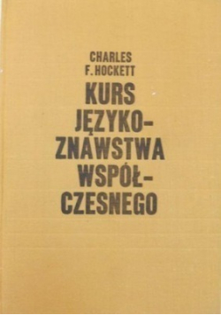 Kurs językoznawstwa współczesnego