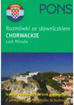 Pons rozmówki ze słowniczkiem chorwackie