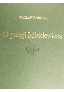O poezji Mickiewicza
