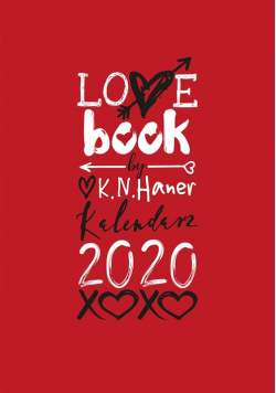 LOVE book by K.N. Haner. Kalendarz 2020