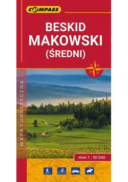 Beskid Makowski Średni mapa turystyczna 1:50 000
