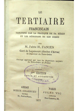 Le Tertiaire 1877 r.