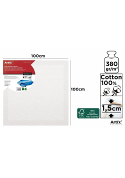 Podobrazie 100x100x1,5cm 380G/m2