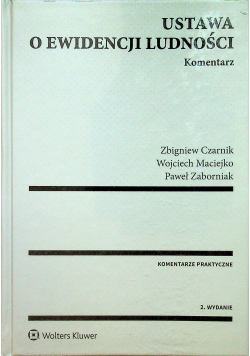 Ustawa o ewidencji ludności Komentarz