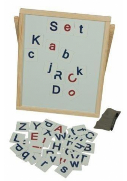 Tablica magnetyczna rozkładana z alfabetem