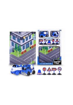 Transport miejski - Auto policja z matą