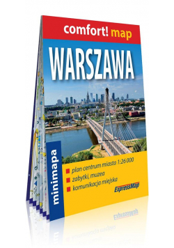 Comfort! map Warszawa 1:26 000 minimapa