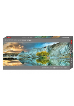 Puzzle 1000 Nowa Zelandia - Niebieskie jezioro
